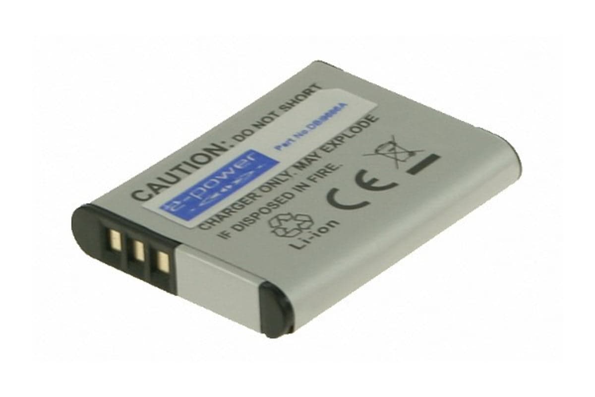 2-Power Digital Camera Battery 3.7V 730mAh
