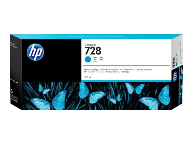 HP - 728 - cyan - original - DesignJet - ink cartridge
