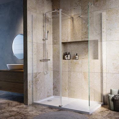 Corvus 1400x900mm Walk-In Shower Screen Enclosure