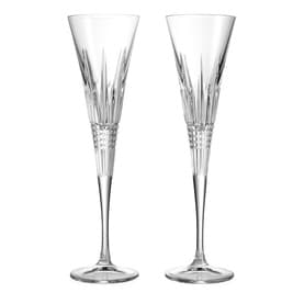 Lismore Diamond Toasting Flute 170ml, Set of Two