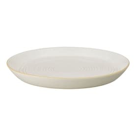 Impression Cream Spiral Dinner Plate