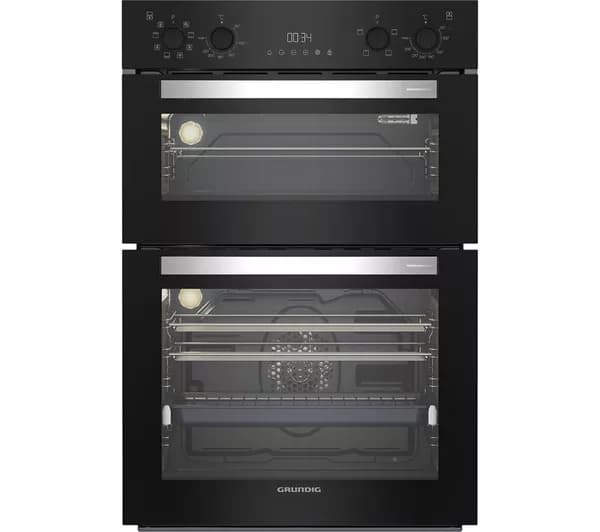GRUNDIG GEDM22300B Electric Double Oven - Black