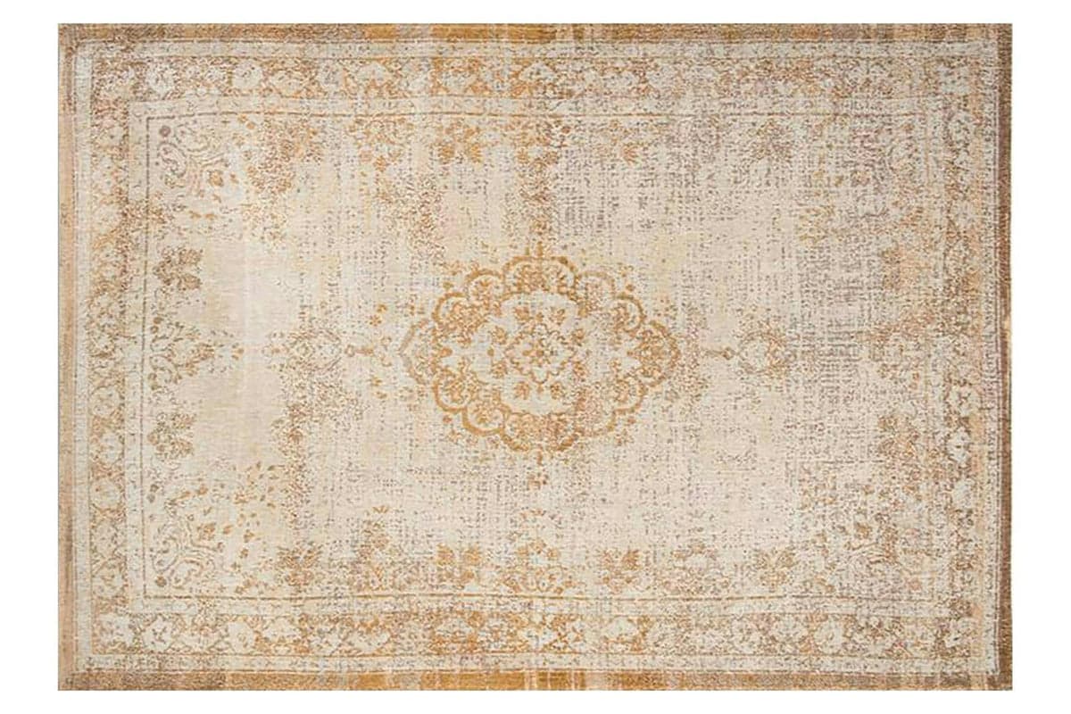 Louis De Poortere | Medallion Eco Rug | Yellow | 140 x 200 cm