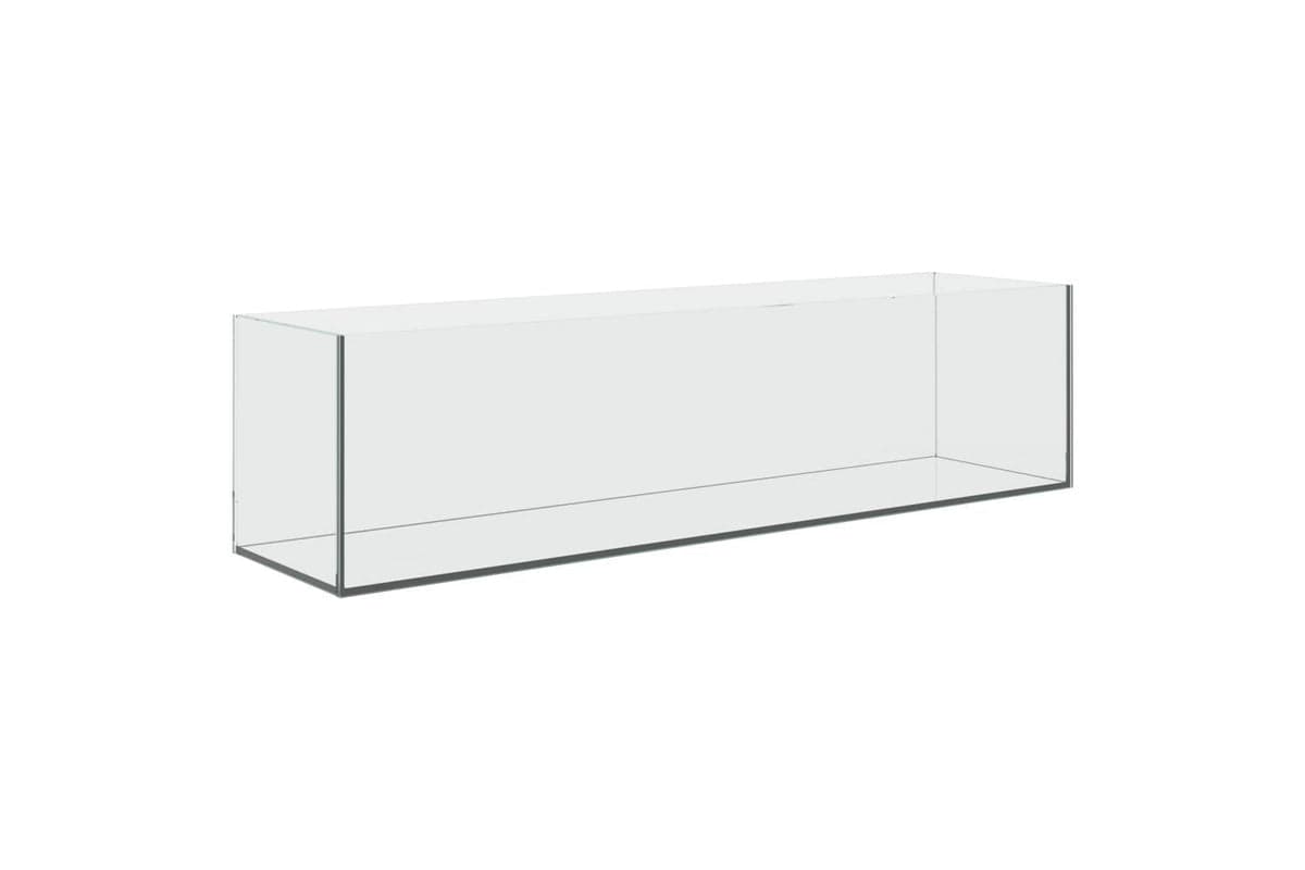 Vidaxl Aquarium With Storage Transparent 80 X 20 X 20 Cm Glass