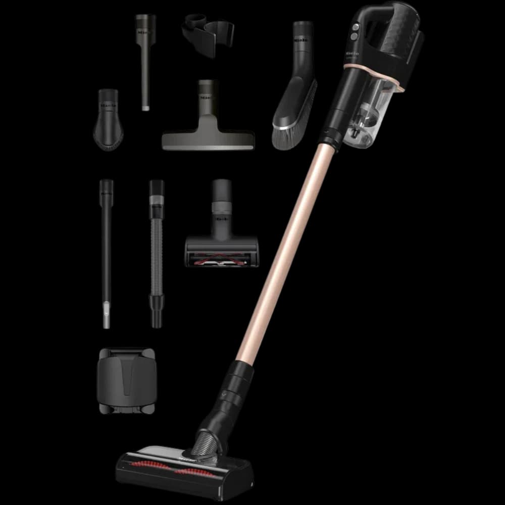Miele Duoflex Total Care Cordless Stick Vacuum Cleaner - Rose Gold & Obsidian Black | DUOFLEXHX1TTLCARE
