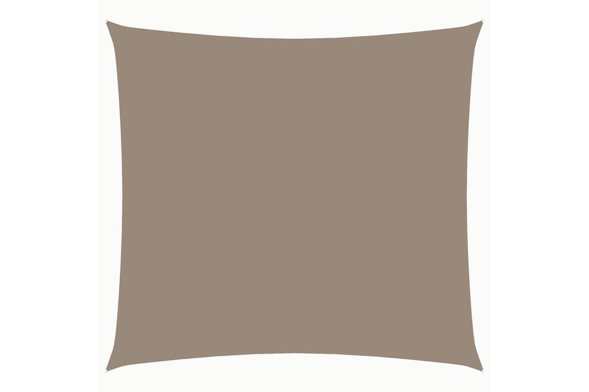 Vidaxl 135413 Sunshade Sail Oxford Fabric Square 3.6x3.6 M Taupe