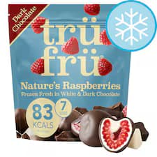 trüfrü Raspberry White & Dark Chocolate 200g