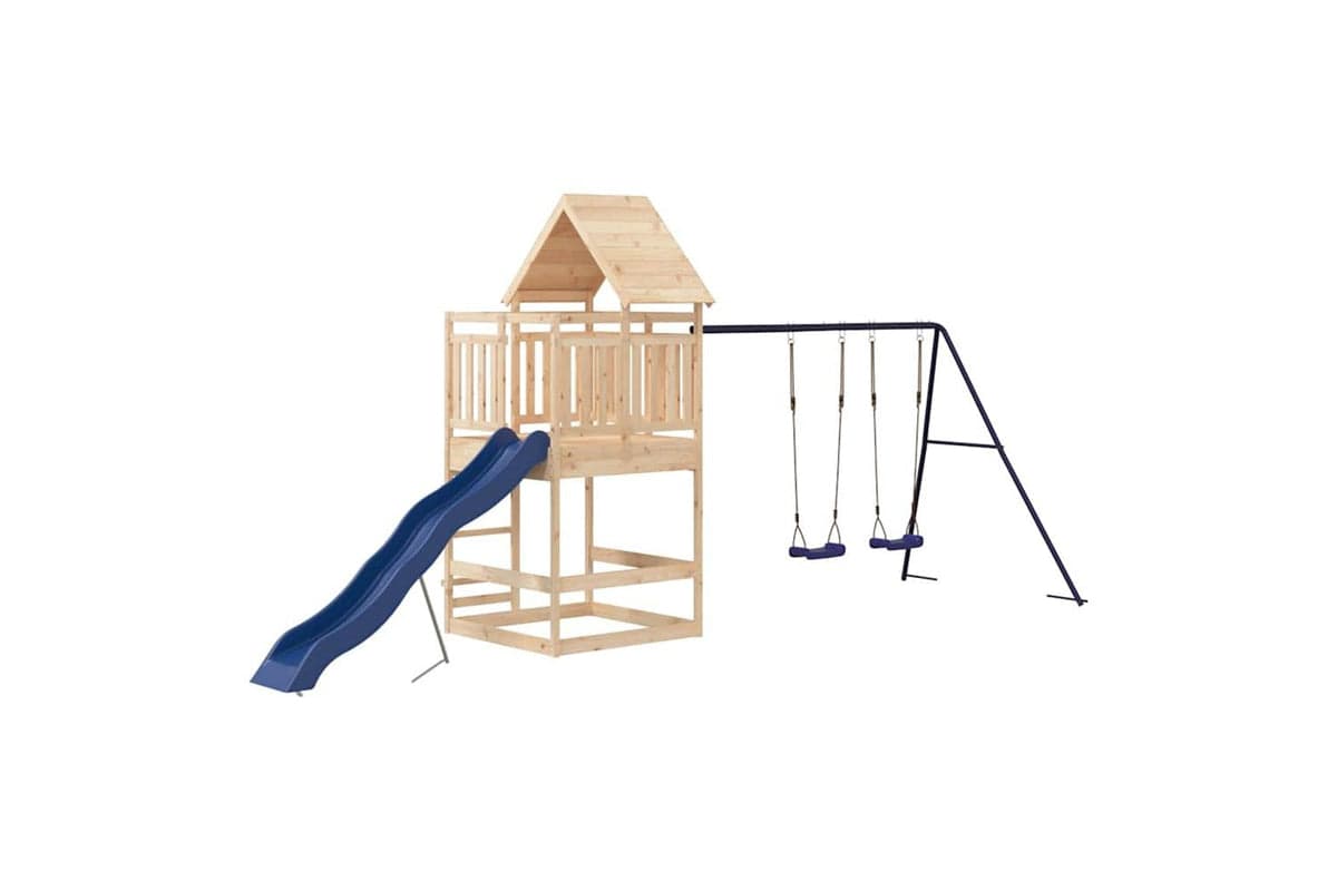 Vidaxl 3157018 Outdoor Playset Solid Wood Pine