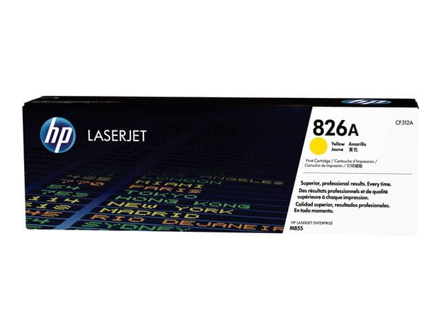 HP - 826A - yellow - original - LaserJet - toner cartridge (CF312A)