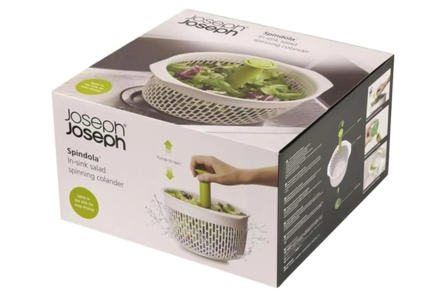 Joseph Joseph | Spindola 2-in-1 Salad-spinning Colander