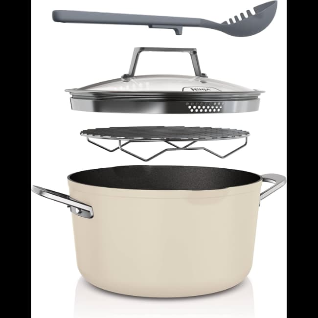 Ninja Foodi 8-in-1 PossiblePot with ZEROSTICK | Vanilla | CW202WHUK