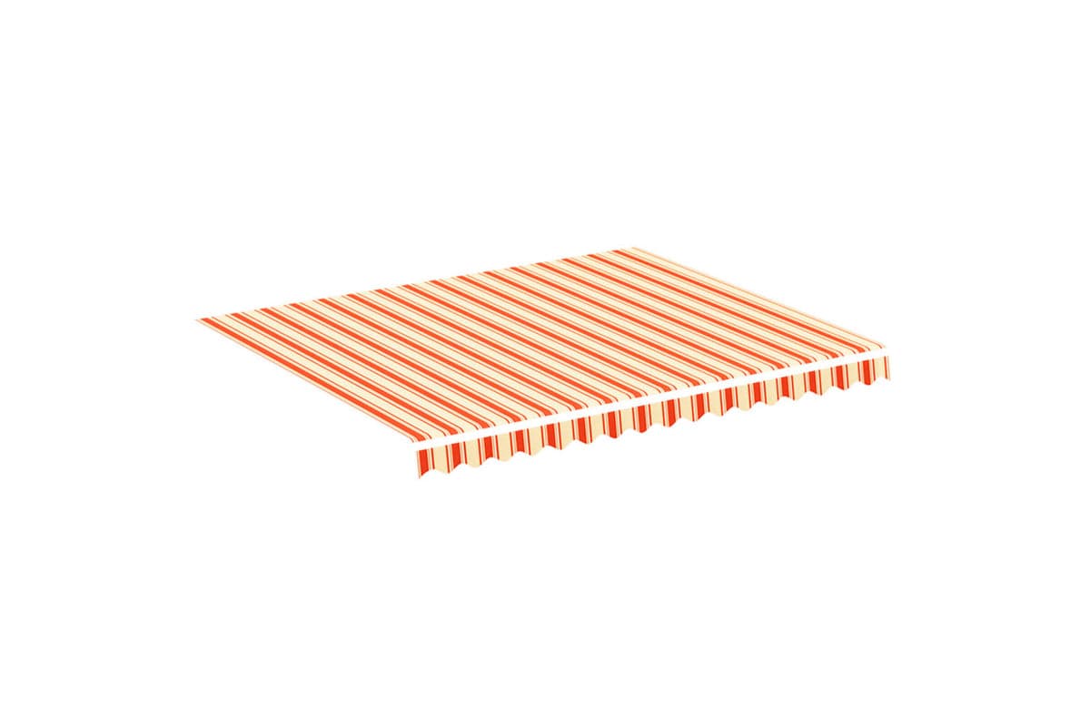 Vidaxl 312015 Replacement Fabric For Awning Yellow And Orange 3x2.5 M