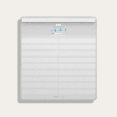 Withings Body Scan Smart Scale with ECG & Segmental Body Composition - White | 78-WBS08-WHITE-ALL-INTER