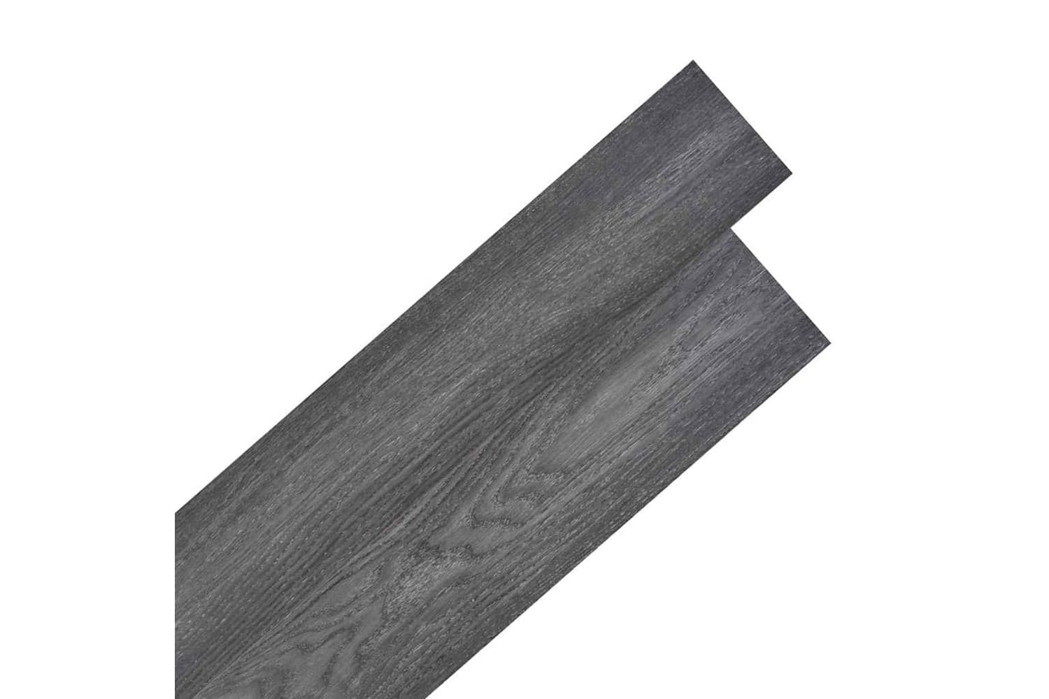 Vidaxl Self-adhesive Pvc Flooring Planks 5.21 Sq M 2 Mm Black And White