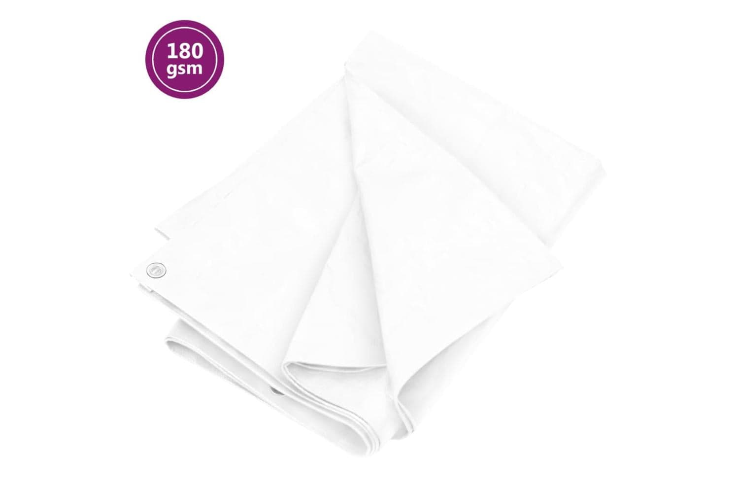 Vidaxl 151584 Tarpaulin 4x6 M White Hdpe