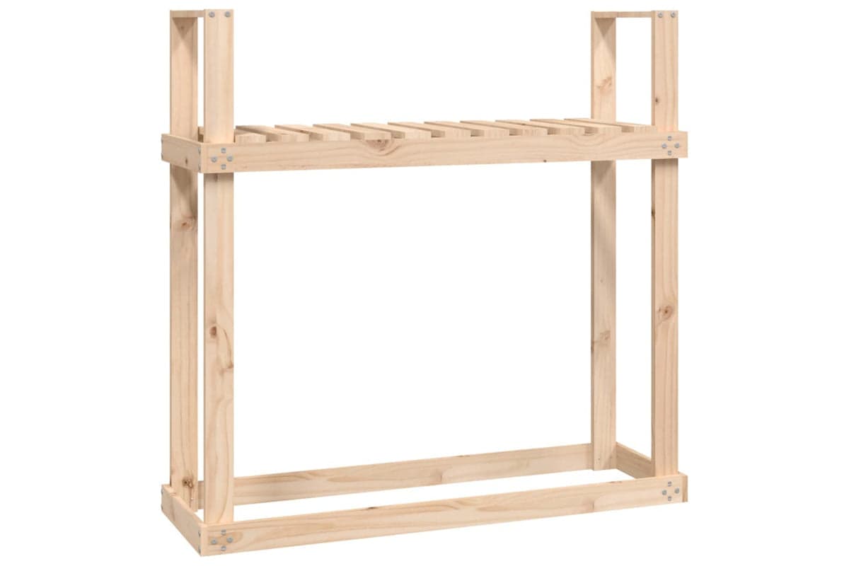 vidaXL 823857 Firewood Rack 110x35x108.5cm Solid Wood Pine