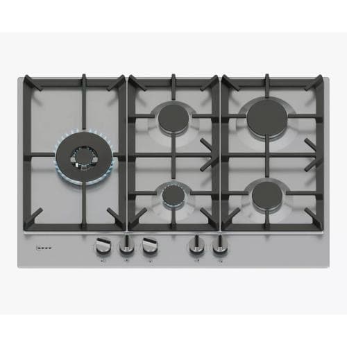 NEFF N70 75CM 5 ZONE GAS HOB - STAINLESS STEEL