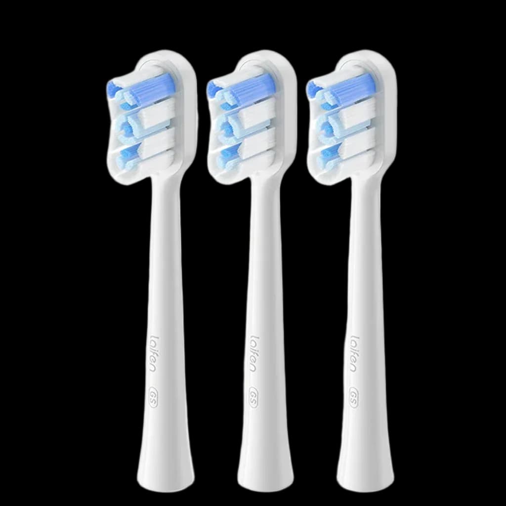 Laifen Wave Super Clean Toothbrush Head Pack of 3 - White | 852486
