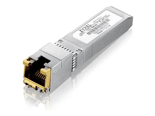 ZYXEL - SFP+ transceiver module - 10GbE - 10GBase-T - RJ-45 - up to 30 m