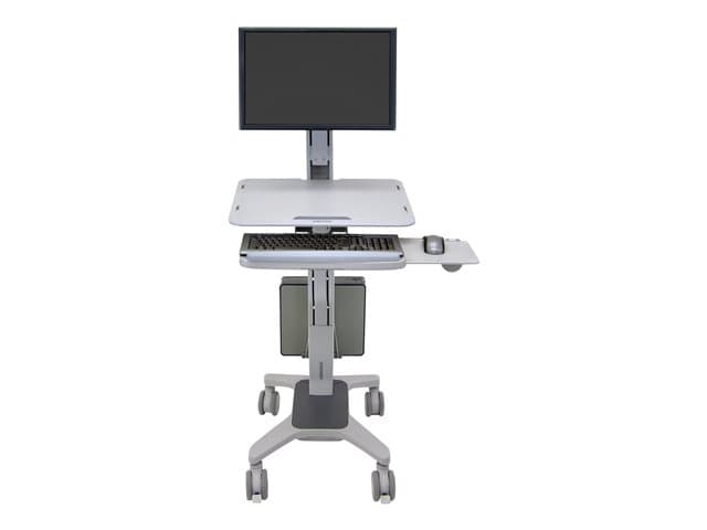 Ergotron WorkFit-C Single LD Sit-Stand Workstation cart