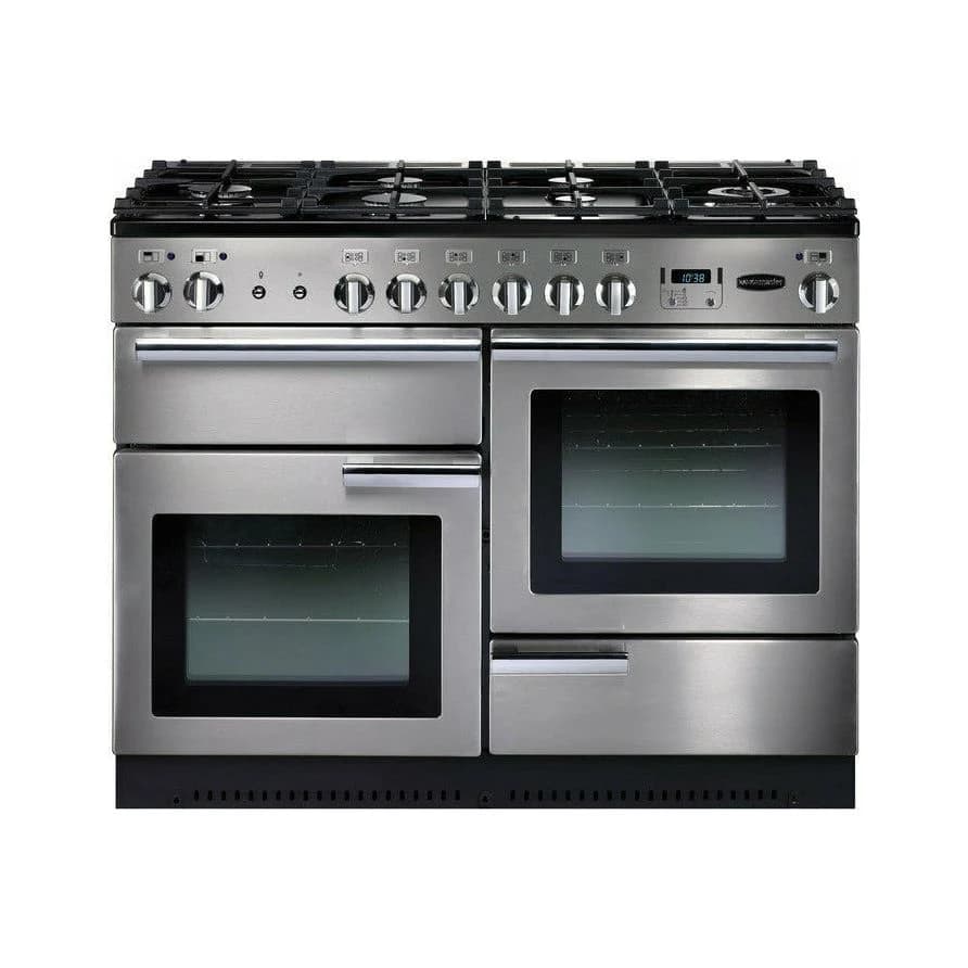 Rangemaster Professional+ 110CM Dual Fuel Range Cooker - Stainless Steel | PROP110DFFSS