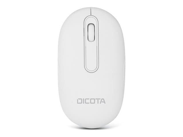 DICOTA - DESKTOP - mouse - 2.4 GHz, Bluetooth - white