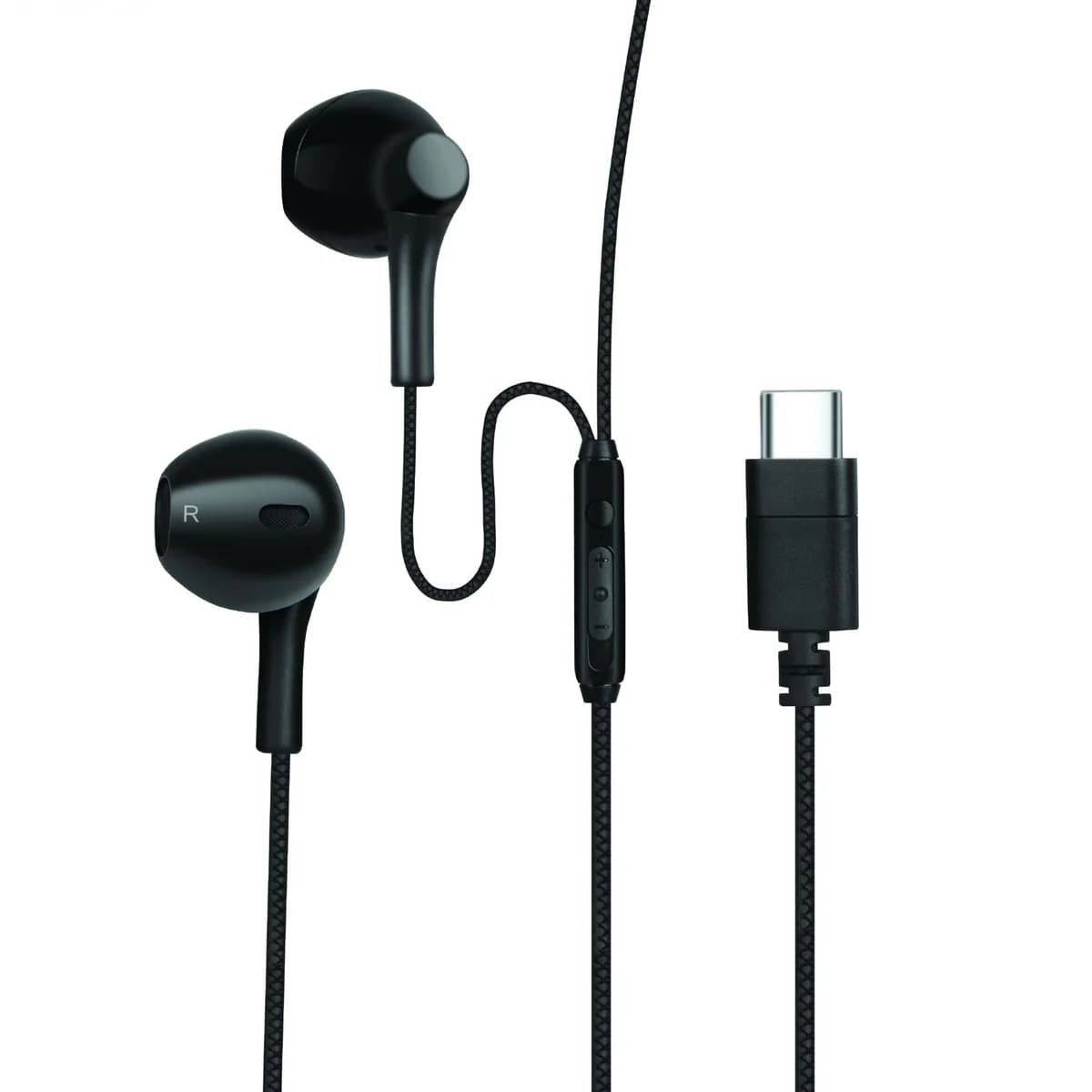 Groov-e Digital Buds USB-C Wired Earphones Black | GVEB16BK