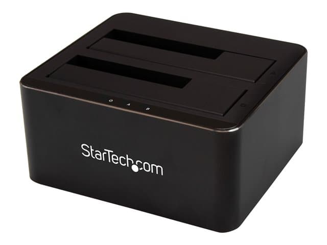 STARTECH.COM - Startech Dual-Bay USB 3.0 to SATA Hard Drive Docking Station, USB Hard Drive Dock, External 2.53.5 SATA IIIIII, SSDHDD Docking Station, Hot-Swap Hard Drive Bays - Top-Loading - HDD docking station - SATA 6Gb/s - USB 3.0