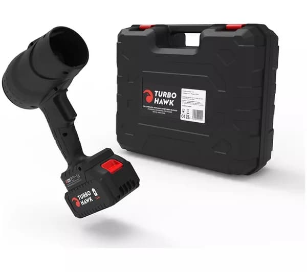 DREW&COLE Turbo Hawk Cordless Leaf Blower - Black & Red