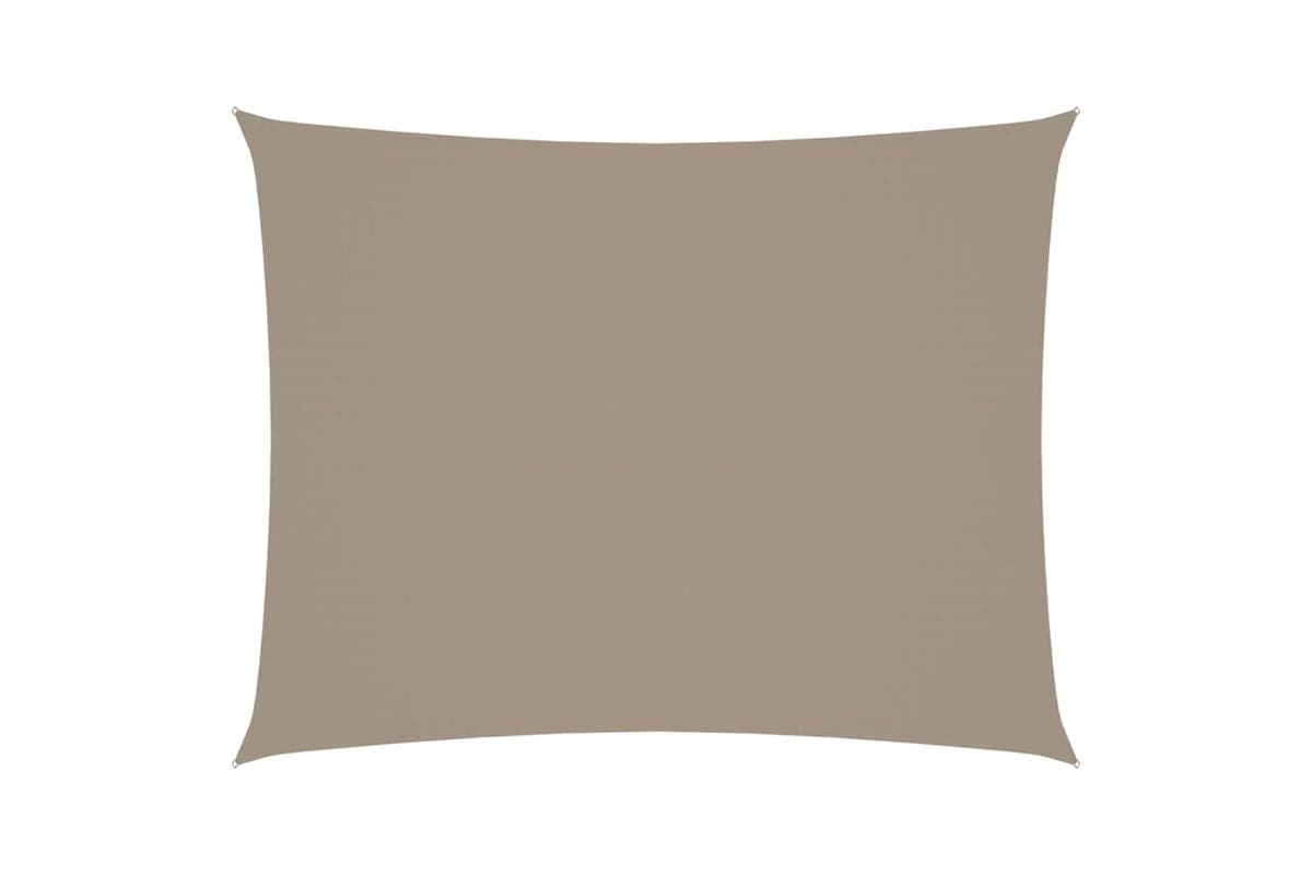Vidaxl 135434 Sunshade Sail Oxford Fabric Rectangular 3.5x4.5 M Taupe