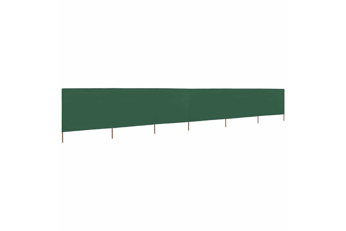 vidaXL 44544 6-panel Wind Screen Fabric 800x80cm Green