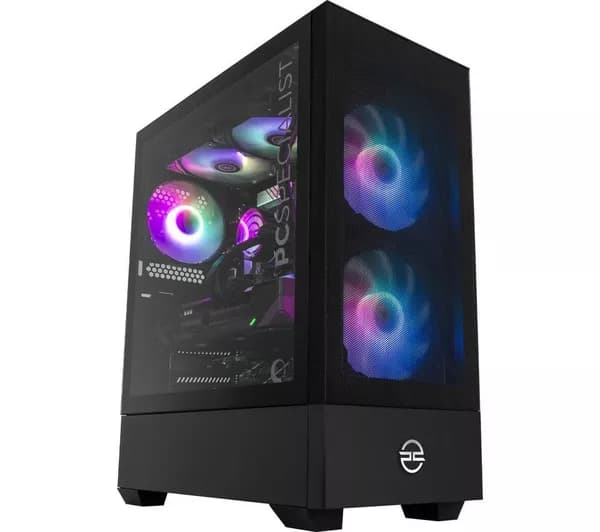 PCSPECIALIST Flux 602 Gaming PC - Intel® Core™ i7, RX 9070 XT, 1 TB SSD