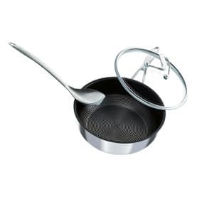 Steel Shield Clad Chef Pan with free Scraping Spoon