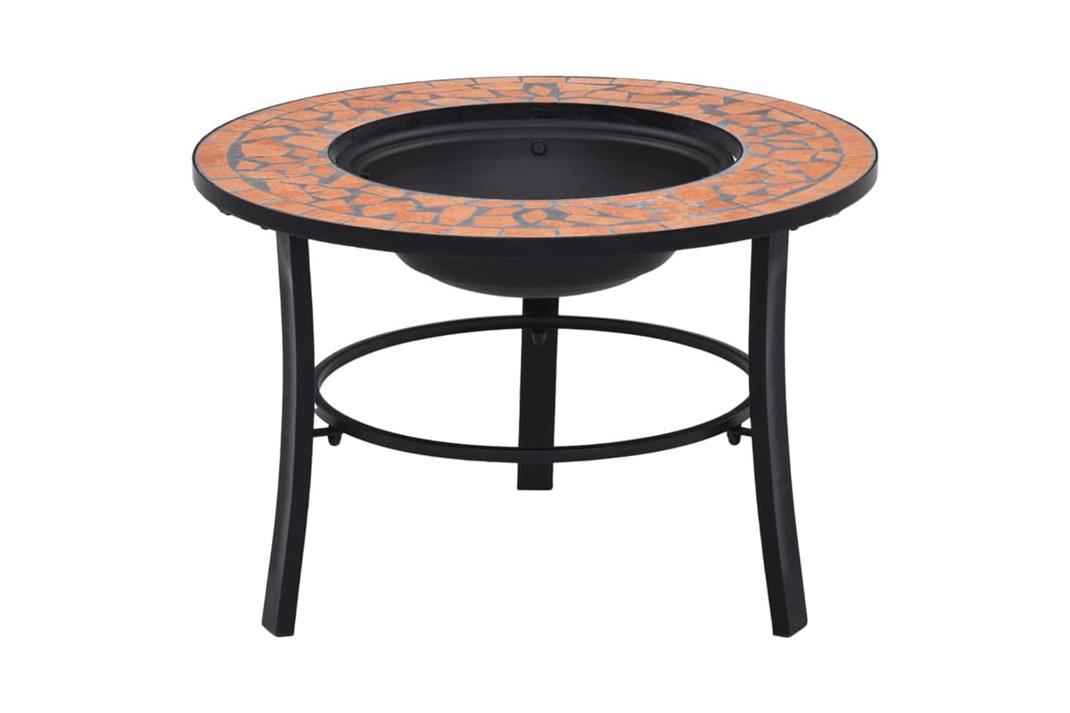 Vidaxl 46719 Vidaxl Mosaic Fire Pit Terracotta 68cm Ceramic