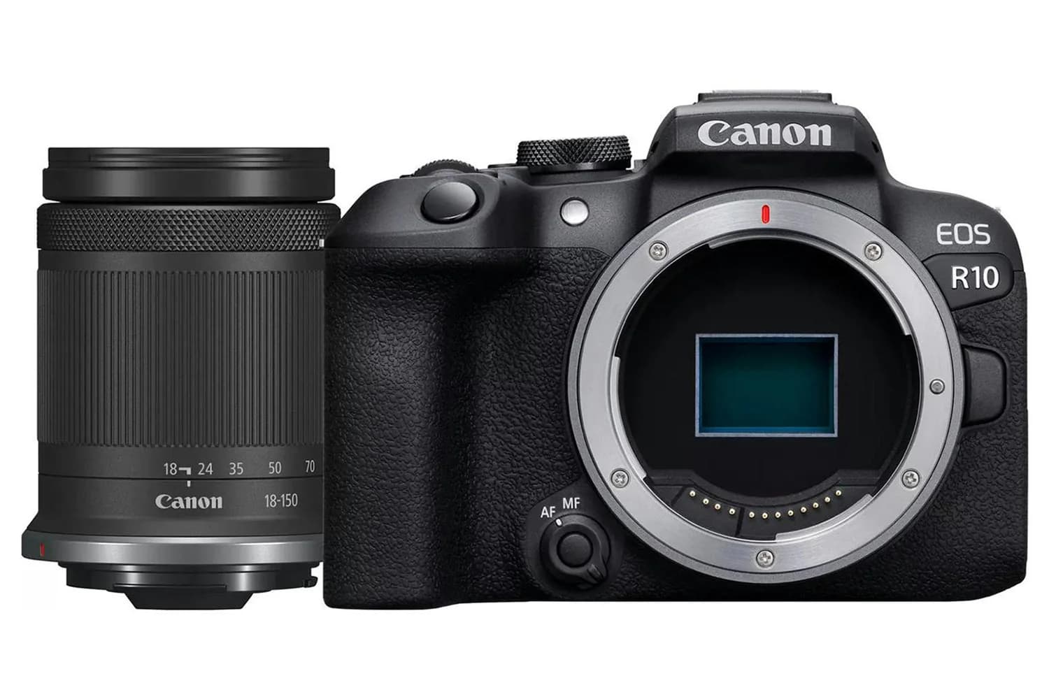 Canon EOS R10 Mirrorless Camera and RF-S 18-150mm F3.5-6.3 IS STM Lens | Black
