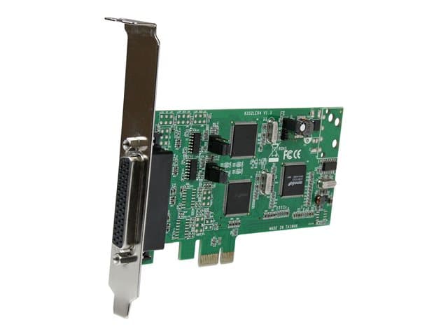 STARTECH.COM - Startech 4 Port PCI Express PCIe Serial Combo Card - Serial adapter - PCI Express x1 - RS-232, RS-422, RS-485 - 4 ports - for P/N: BNDTB10GI, BNDTB210GSFP, BNDTB310GNDP, BNDTB410GSFP, BNDTB4M2E1, BNDTBUSB3142