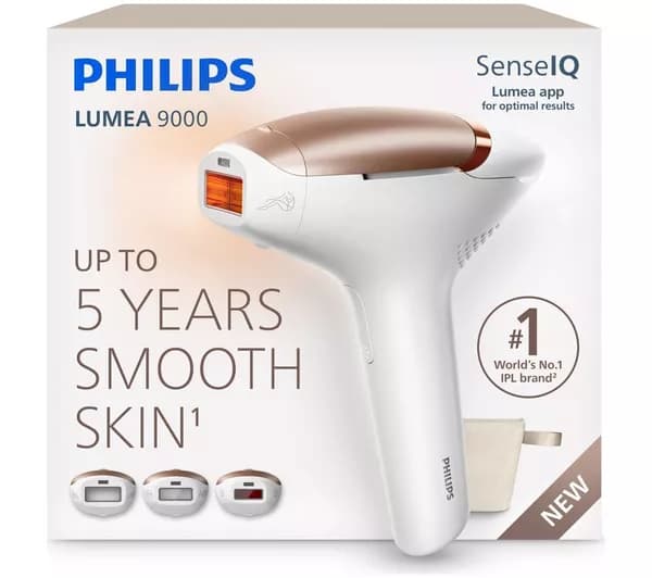 PHILIPS Lumea 9000 Series BRI877/00 IPL Hair Removal System - Rose & Peach