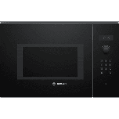 Refurbished Bosch Serie 4 BFL553MB0B Built In 25 Litre 900W Microwave Black (refurbished)