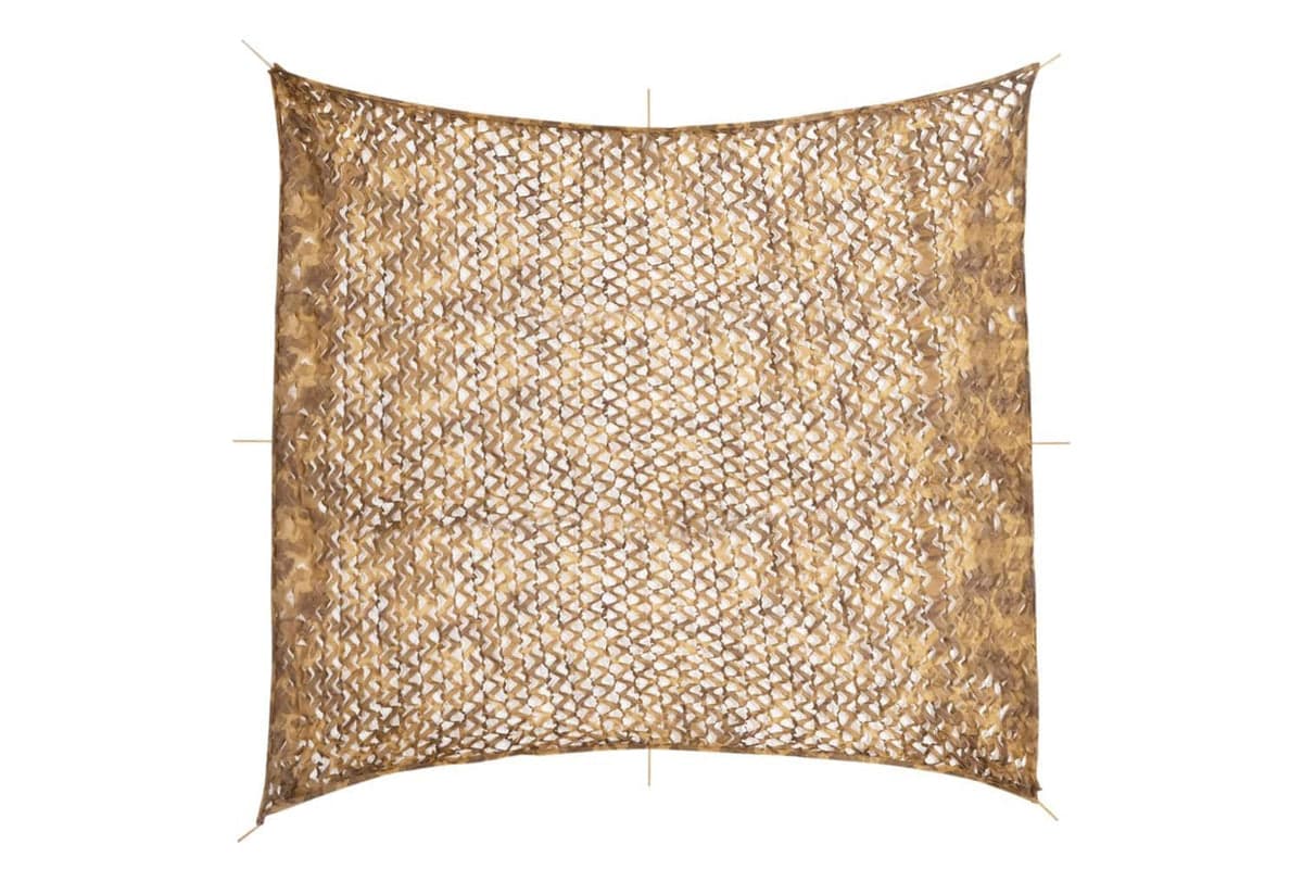 Vidaxl Camouflage Net With Storage Bag 521x493 Cm Sand