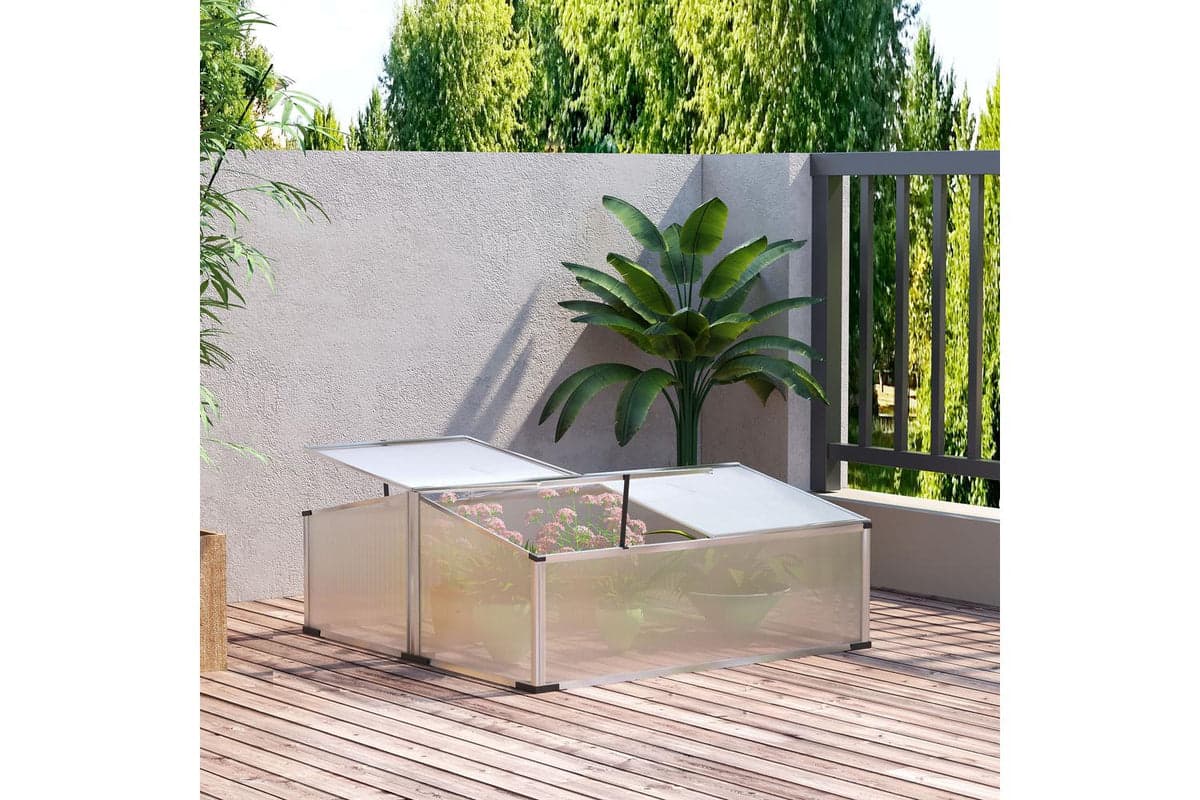 Outsunny Polycarbonate Greenhouse | Silver