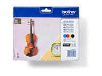 BROTHER - LC127XL Value Pack - 4-pack - high capacity - black, yellow, cyan, magenta - original - ink cartridge