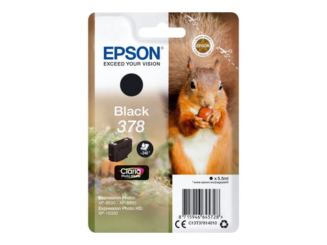 EPSON - 378 - black - original - ink cartridge