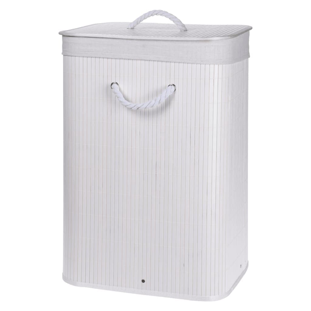 Bathroom Solutions 443274 Foldable Laundry Basket White