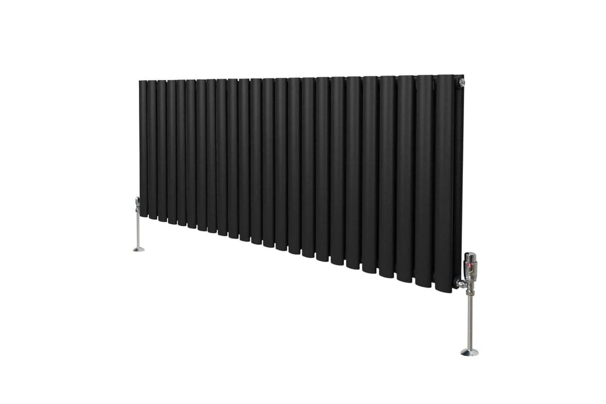 Monstershop 10743 - Oval Column Radiator & Valves - 600mm X