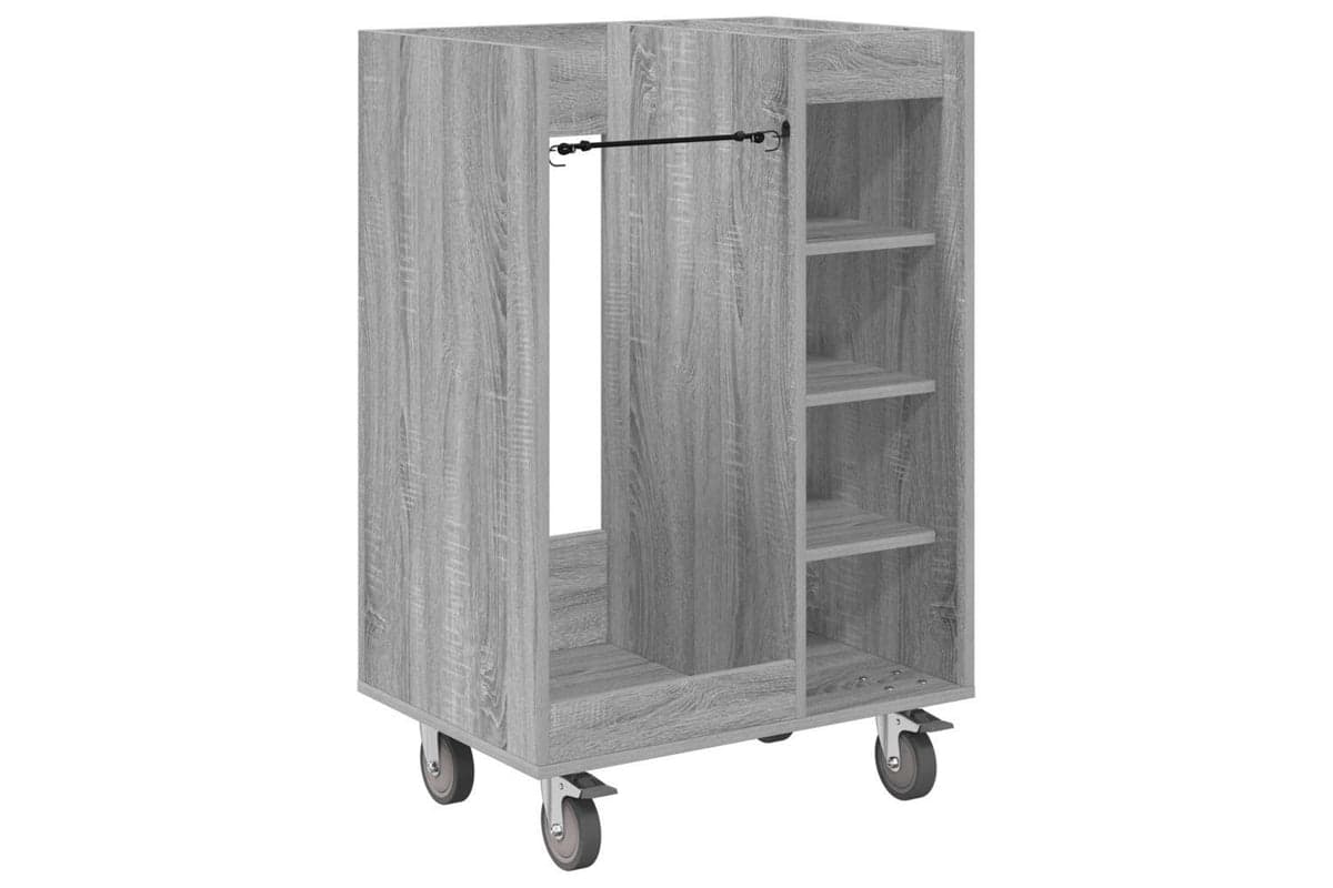 Vidaxl Golf Cabinet With Wheel Plain Grey Sonoma 65 X 45 X 98 Cm