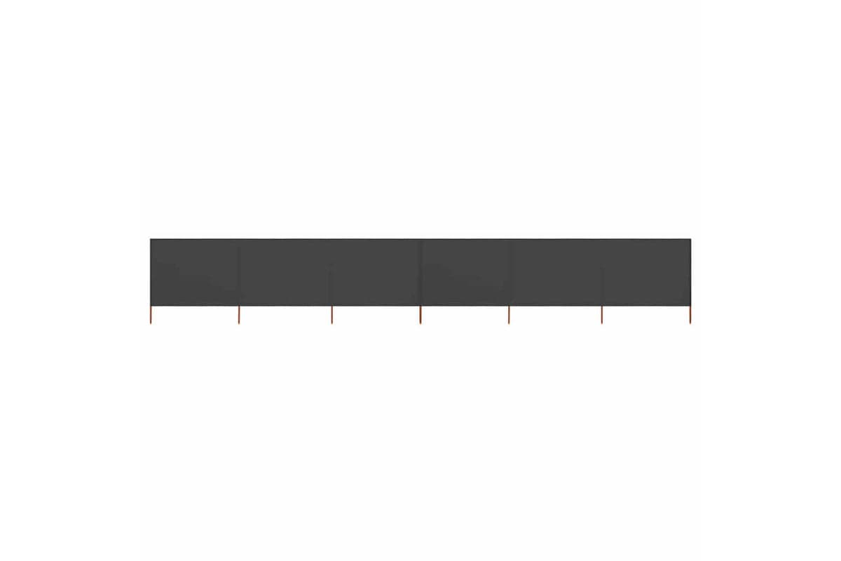vidaXL 47176 6-panel Wind Screen Fabric 800x120cm Anthracite