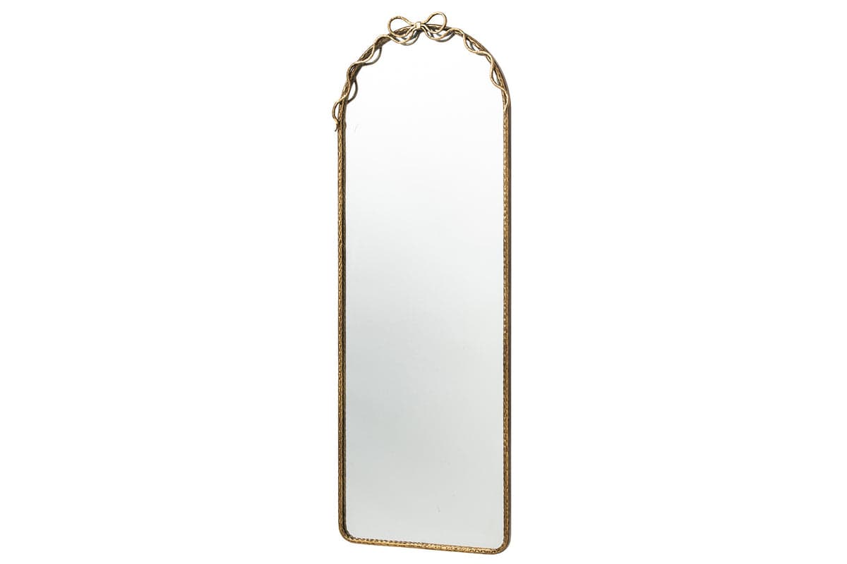 Knot Iron Arched Wall Mirror | Gold | 57.5 x 162 cm