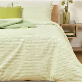 Willow Printed Duvet Set Green