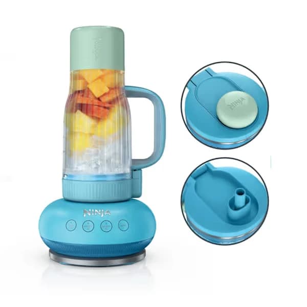 Ninja BlendBOSS Tumbler Blender 710ml Blue Raspberry | DB351UKBL