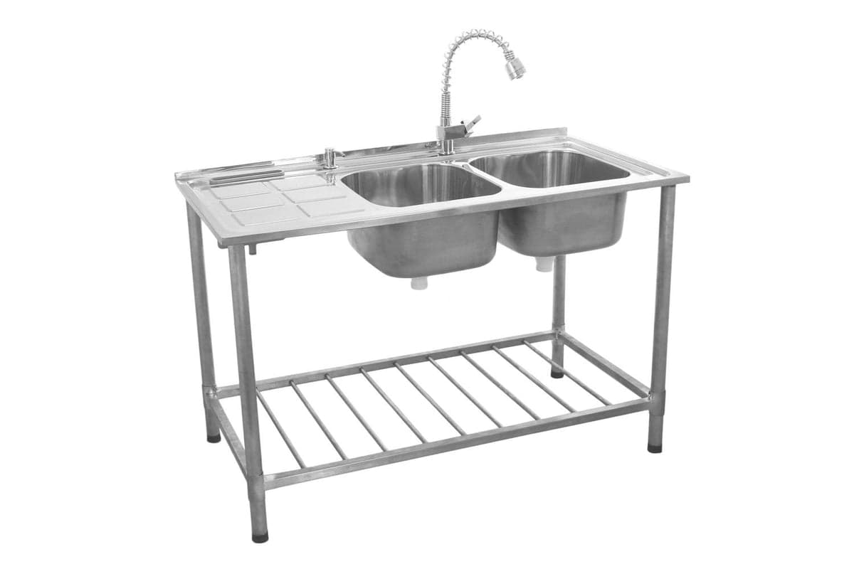 Monstershop 24896 - Kukoo Commercial Catering Sink Double Bo